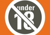 Sign banning under-18s